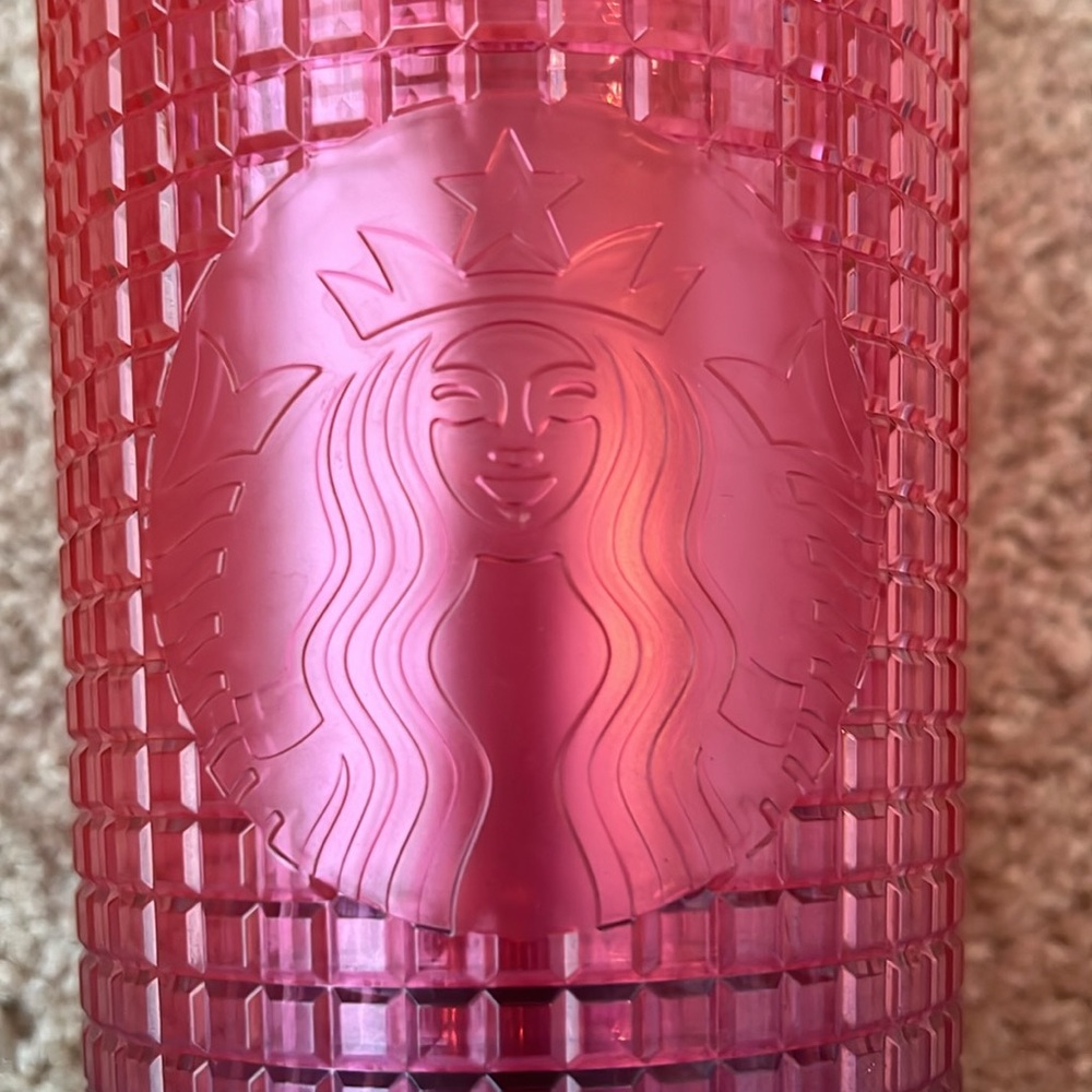 Starbucks 2022 Watermelon Ombré Grid Tumbler - Picture 2 of 9